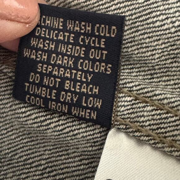 Marithe Francois Girbaud Mens 4XL Denim Trucker Jacket Blue Grey Jean Jacket - Picture 14 of 14